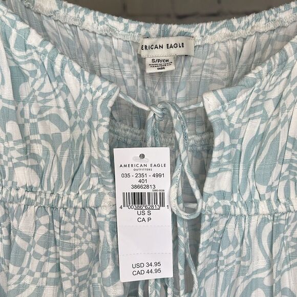 American Eagle Tie Front Tank - Picture 7 of 7